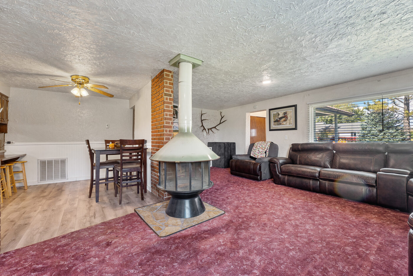 Living room wide angle view